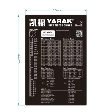 Y2SA2-F01 AC Velocity Control Driver for 60-130mm Stepper Motors