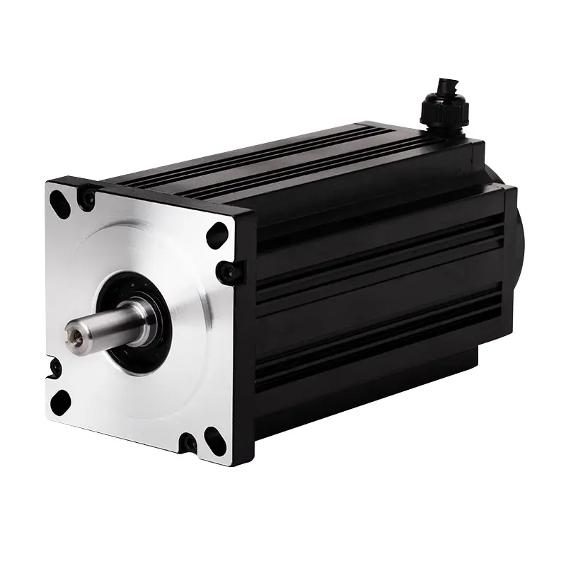 Y09-130D5-1335 220V 3-Phase Stepper Motor, 35N.m Torque, 1.2° Accuracy