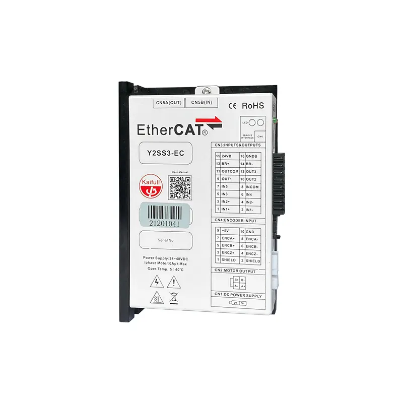 Y2SS3-EC High-Performance Stepper Motor Driver with 0.1~7A Output Current and EtherCAT Communication